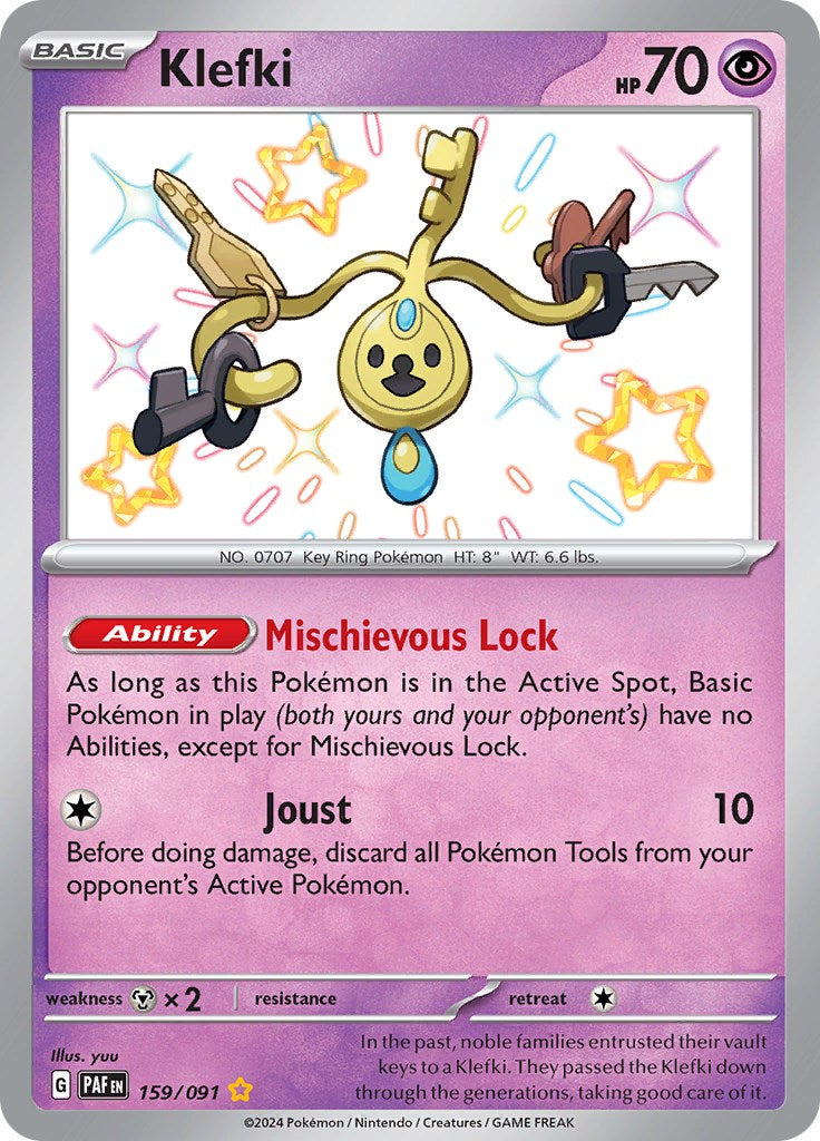 Klefki (159/091) [Scarlet & Violet: Paldean Fates] | Amazing Games TCG