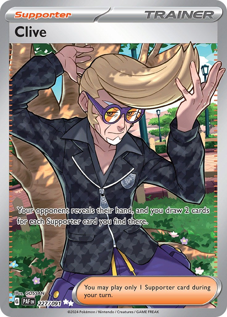 Clive (227/091) [Scarlet & Violet: Paldean Fates] | Amazing Games TCG