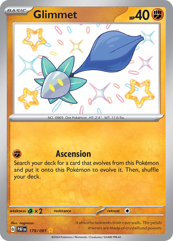 Glimmet (179/091) [Scarlet & Violet: Paldean Fates] | Amazing Games TCG