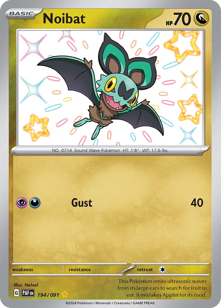 Noibat (194/091) [Scarlet & Violet: Paldean Fates] | Amazing Games TCG