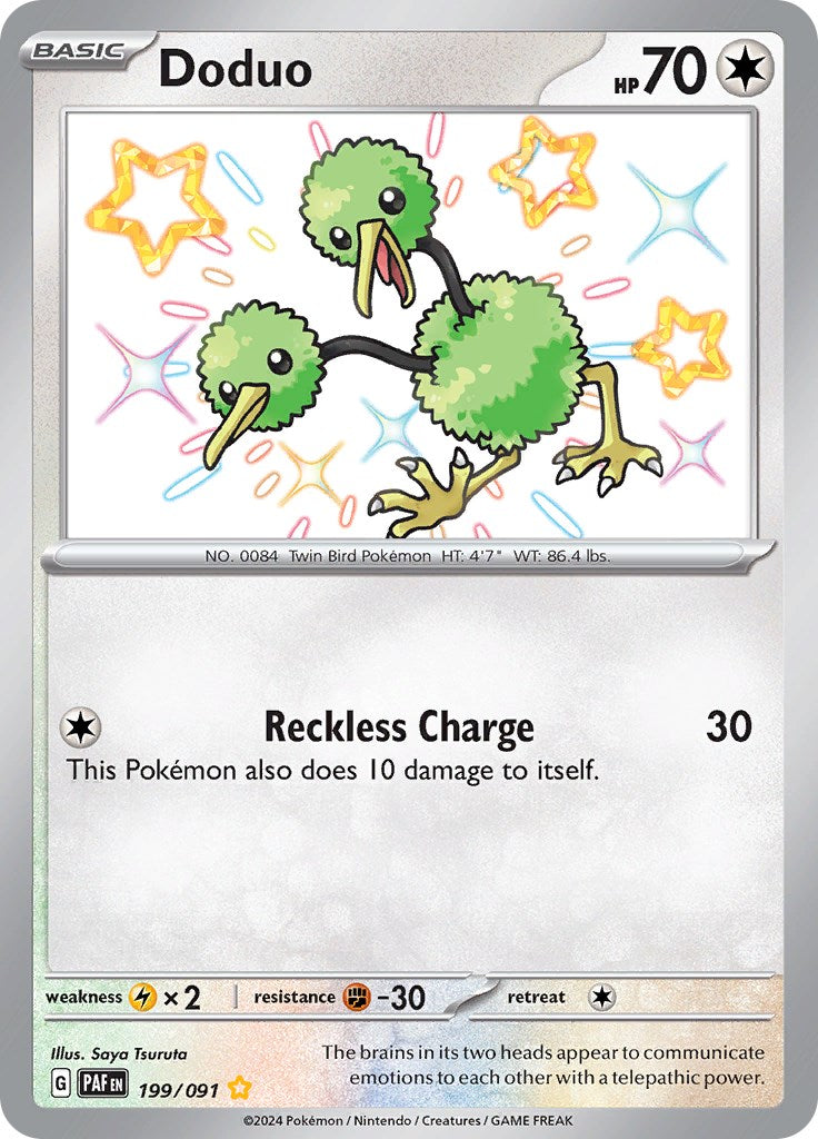 Doduo (199/091) [Scarlet & Violet: Paldean Fates] | Amazing Games TCG