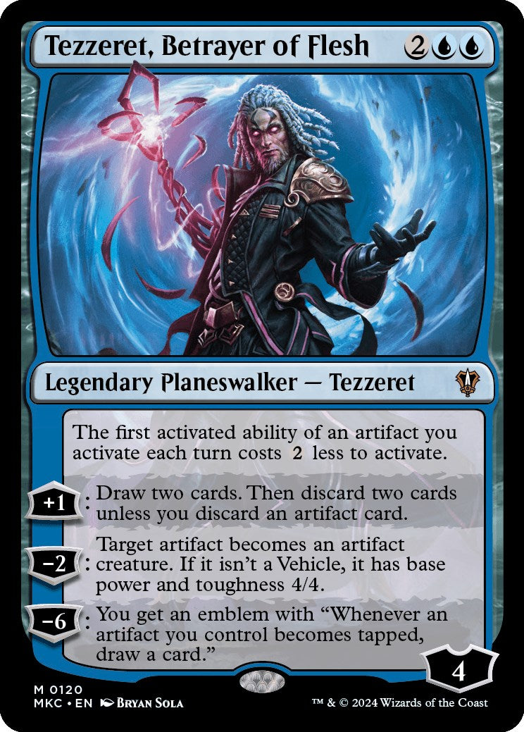 Tezzeret, Betrayer of Flesh [Murders at Karlov Manor Commander] | Amazing Games TCG