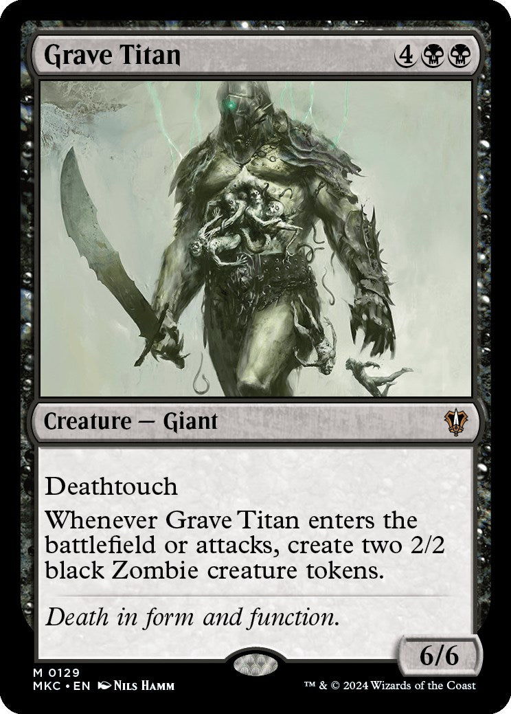 Grave Titan [Murders at Karlov Manor Commander] | Amazing Games TCG