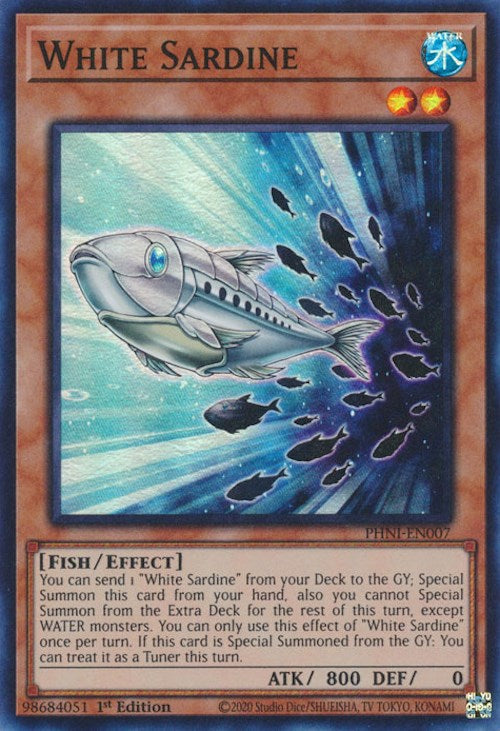 White Sardine [PHNI-EN007] Super Rare | Amazing Games TCG