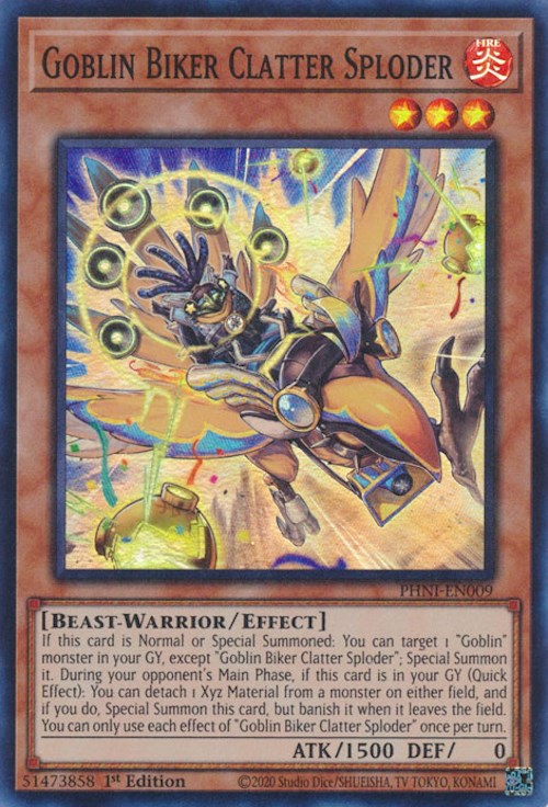 Goblin Biker Clatter Sploder [PHNI-EN009] Super Rare | Amazing Games TCG