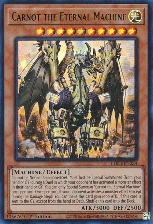 Carnot the Eternal Machine [PHNI-EN024] Ultra Rare | Amazing Games TCG