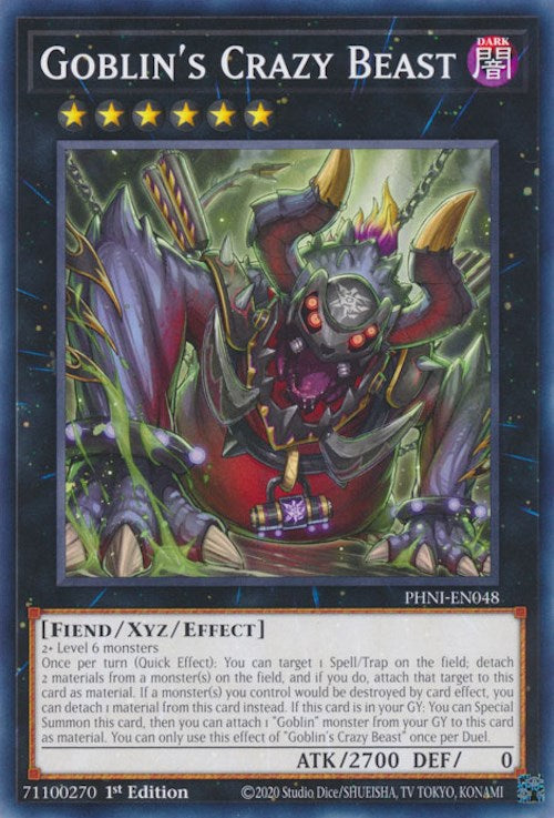 Goblin's Crazy Beast [PHNI-EN048] Common | Amazing Games TCG