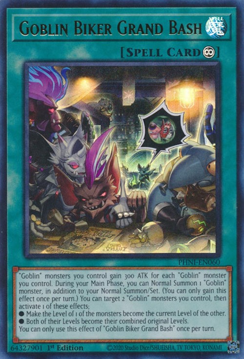 Goblin Biker Grand Bash [PHNI-EN060] Ultra Rare | Amazing Games TCG