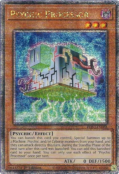 Psychic Processor [PHNI-EN081] Quarter Century Secret Rare | Amazing Games TCG