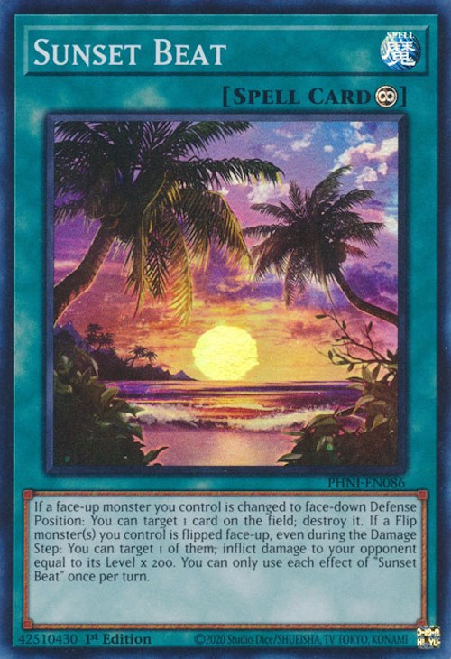 Sunset Beat [PHNI-EN086] Super Rare | Amazing Games TCG