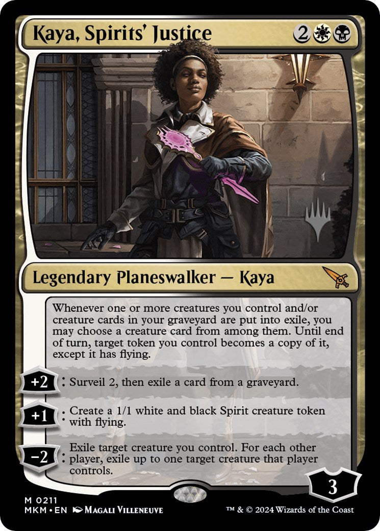 Kaya, Spirits' Justice (Promo Pack) [Murders at Karlov Manor Promos] | Amazing Games TCG