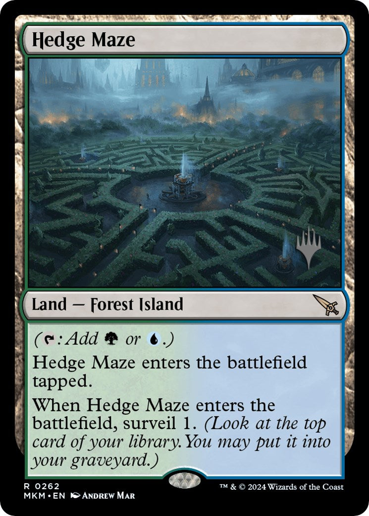 Hedge Maze (Promo Pack) [Murders at Karlov Manor Promos] | Amazing Games TCG