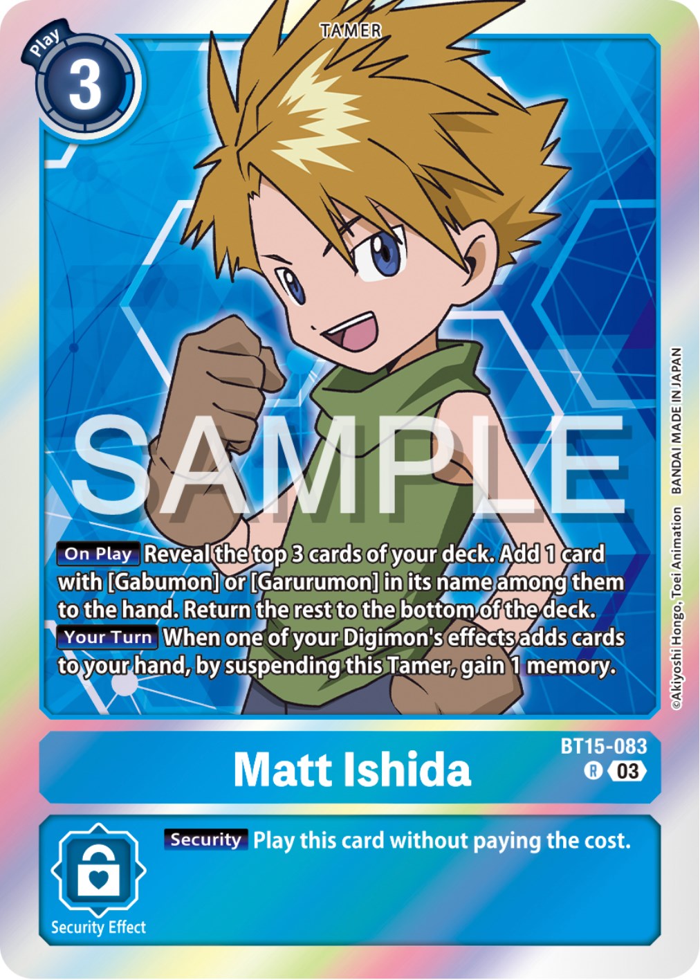 Matt Ishida [BT15-083] [Exceed Apocalypse] | Amazing Games TCG