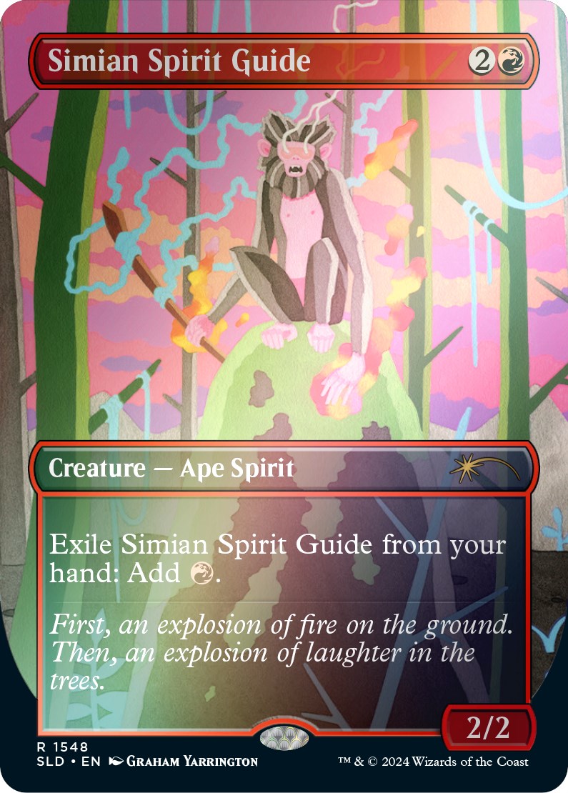 Simian Spirit Guide (Rainbow Foil) [Secret Lair Drop Series] | Amazing Games TCG