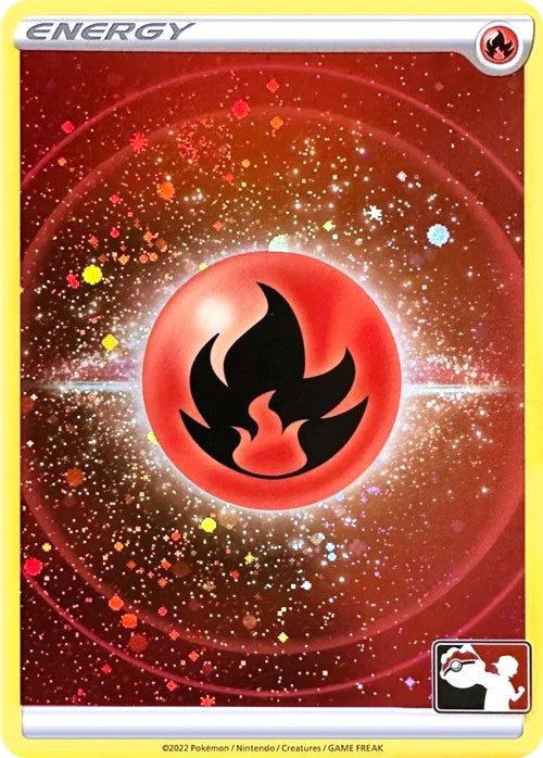 Fire Energy (Cosmos Holo) [Prize Pack Series Three] | Amazing Games TCG