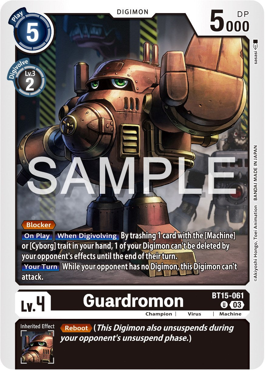 Guardromon [BT15-061] [Exceed Apocalypse] | Amazing Games TCG