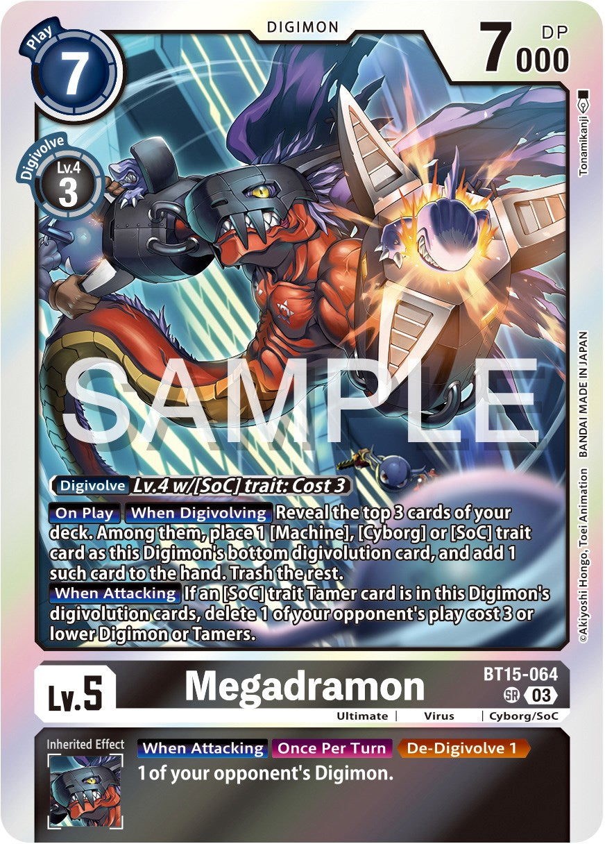 Megadramon [BT15-064] [Exceed Apocalypse] | Amazing Games TCG