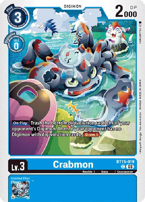 Crabmon [BT15-019] [Exceed Apocalypse] | Amazing Games TCG