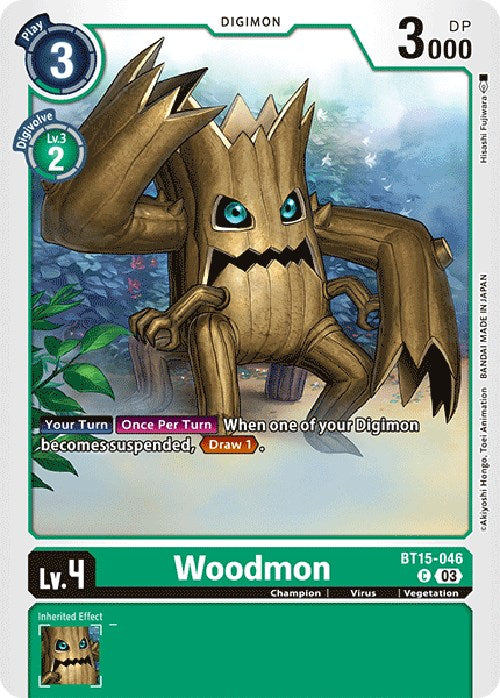 Woodmon [BT15-046] [Exceed Apocalypse] | Amazing Games TCG