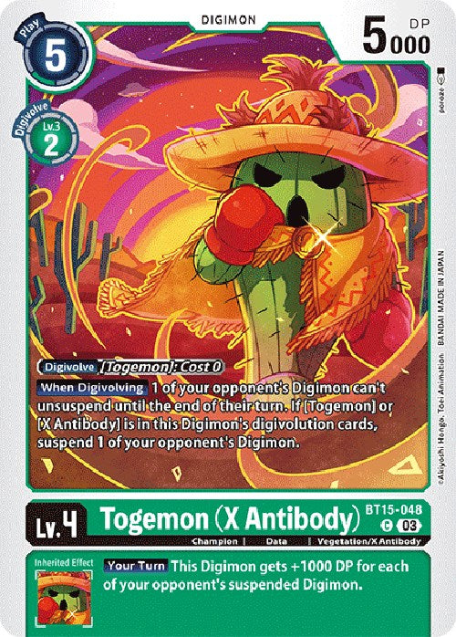 Togemon [BT15-048] (X Antibody) [Exceed Apocalypse] | Amazing Games TCG