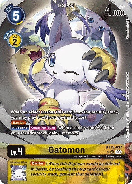 Gatomon [BT15-037] (Alternate Art) [Exceed Apocalypse] | Amazing Games TCG