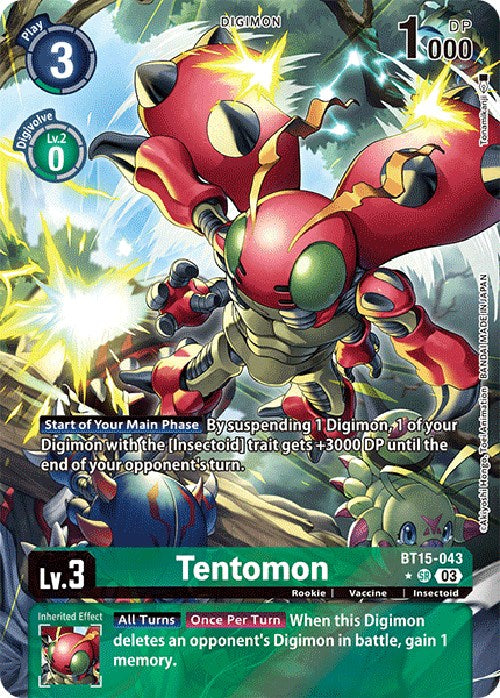 Tentomon [BT15-043] (Alternate Art) [Exceed Apocalypse] | Amazing Games TCG