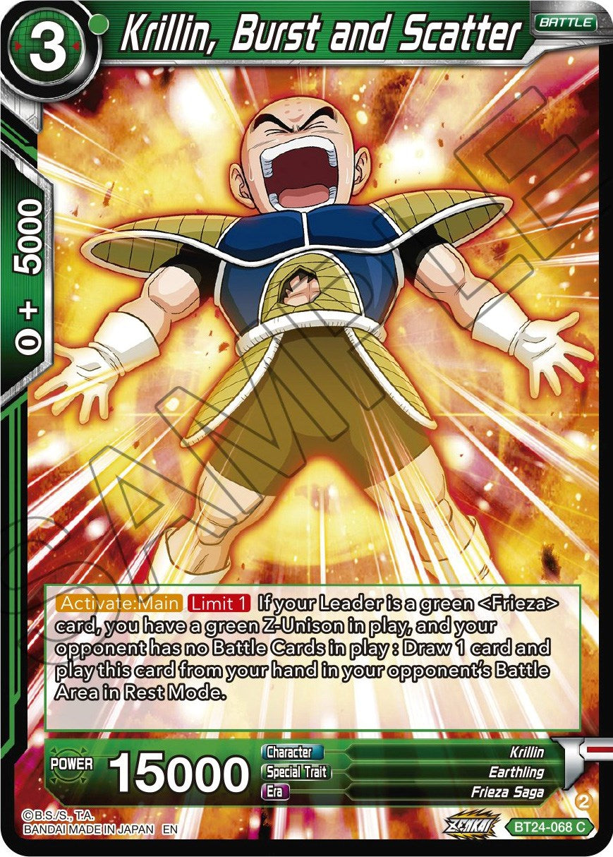 Krillin, Burst and Scatter (BT24-068) [Beyond Generations] | Amazing Games TCG