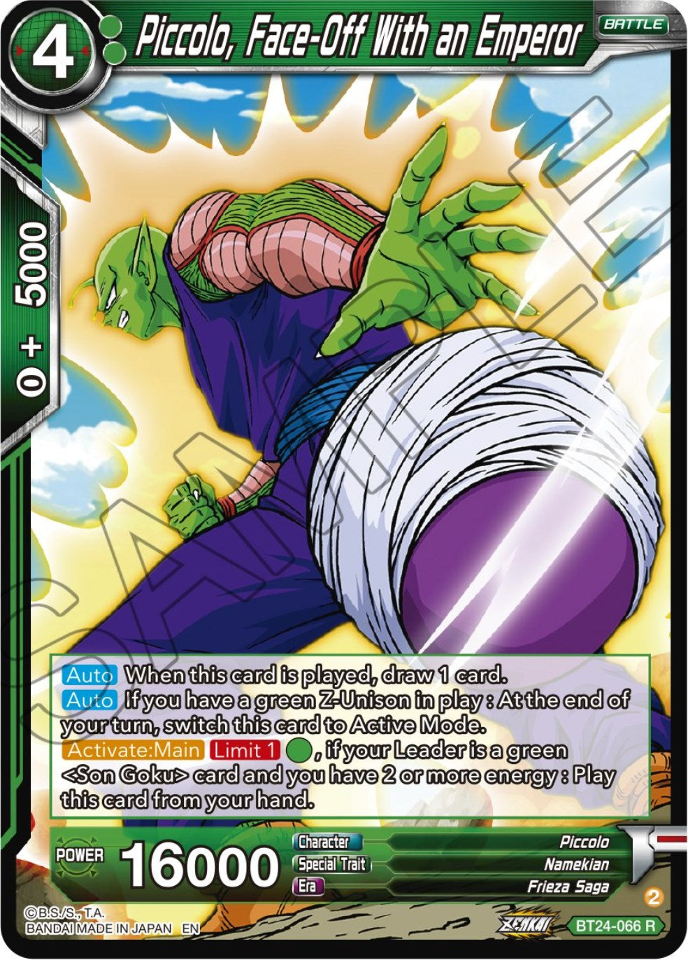 Piccolo, Face-Off With an Emperor (BT24-066) [Beyond Generations] | Amazing Games TCG
