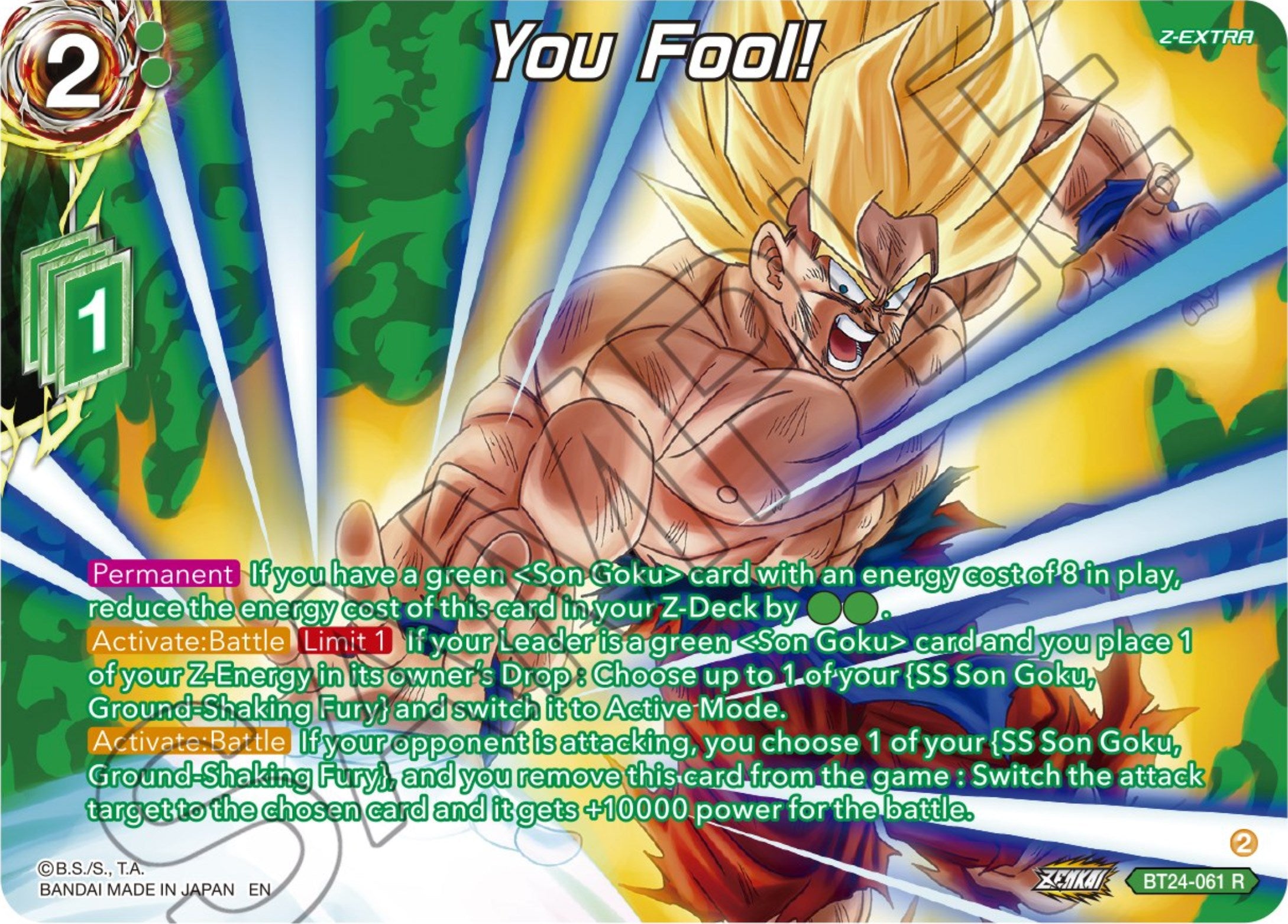 You Fool! (Collector Booster) (BT24-061) [Beyond Generations] | Amazing Games TCG