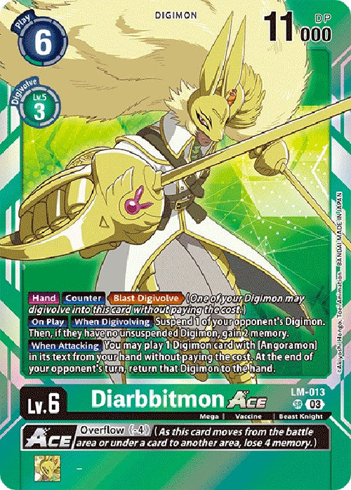 Diarbbitmon Ace [LM-013] (English Exclusive) [Exceed Apocalypse] | Amazing Games TCG