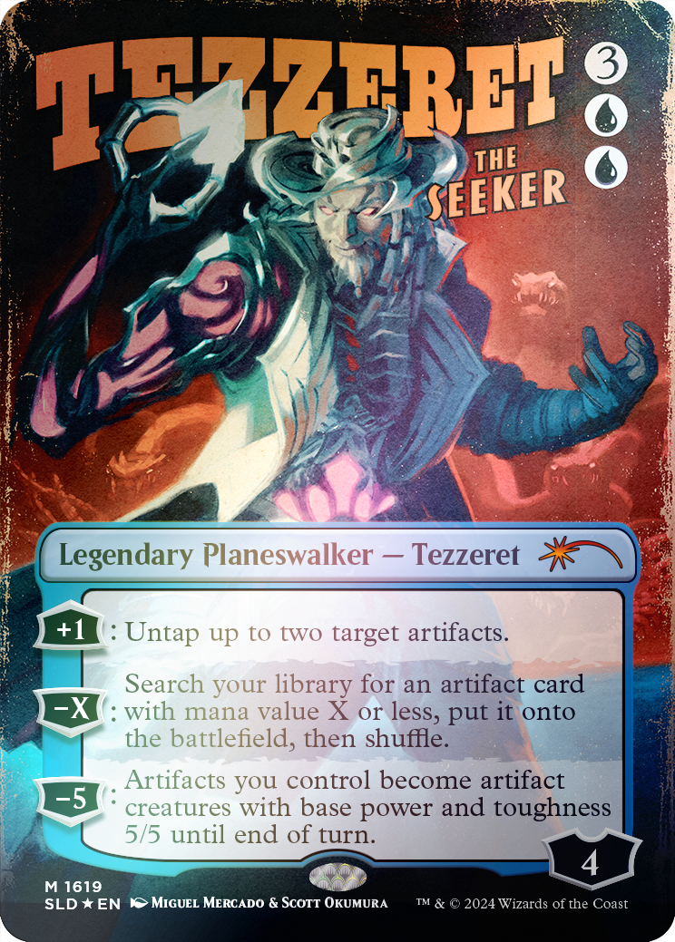 Tezzeret the Seeker (1619) (Rainbow Foil) [Secret Lair Drop Series] | Amazing Games TCG