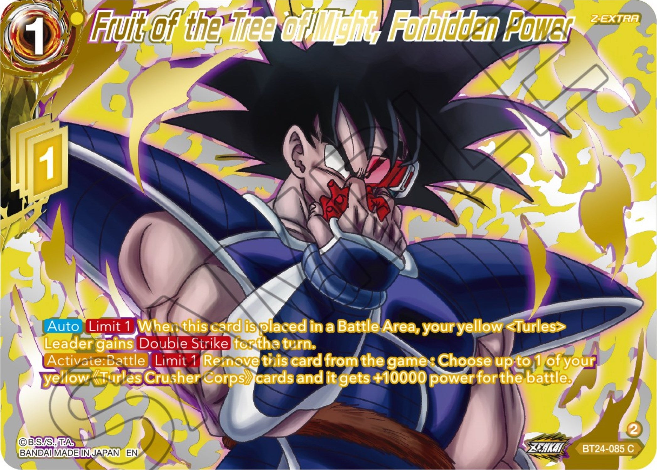 Fruit of the Tree of Might, Forbidden Power (Collector Booster) (BT24-085) [Beyond Generations] | Amazing Games TCG