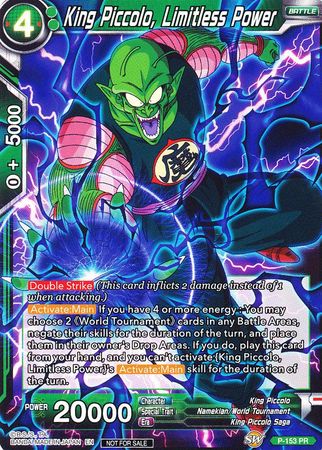 King Piccolo, Limitless Power (Power Booster) (P-153) [Promotion Cards] | Amazing Games TCG