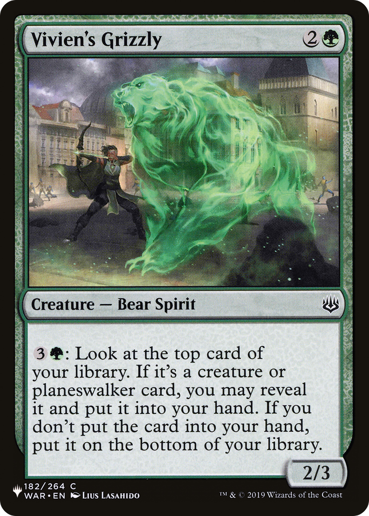 Vivien's Grizzly [The List Reprints] | Amazing Games TCG