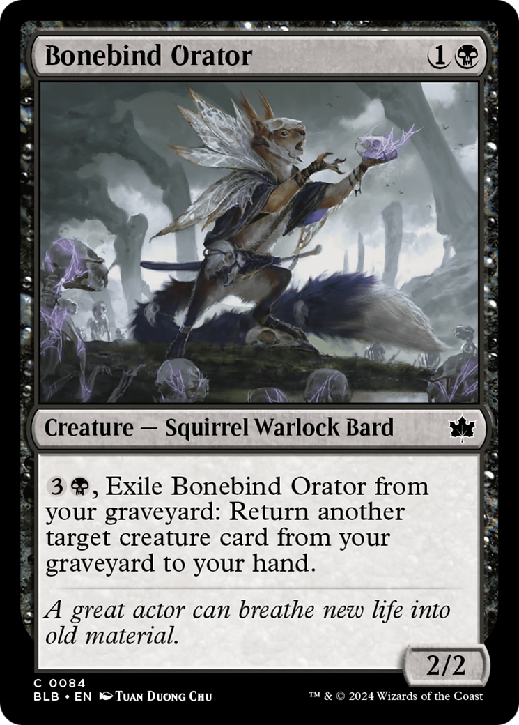 Bonebind Orator [Bloomburrow] | Amazing Games TCG