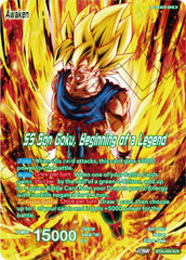 Son Goku // SS Son Goku, Beginning of a Legend (SLR) (BT24-055) [Beyond Generations] | Amazing Games TCG