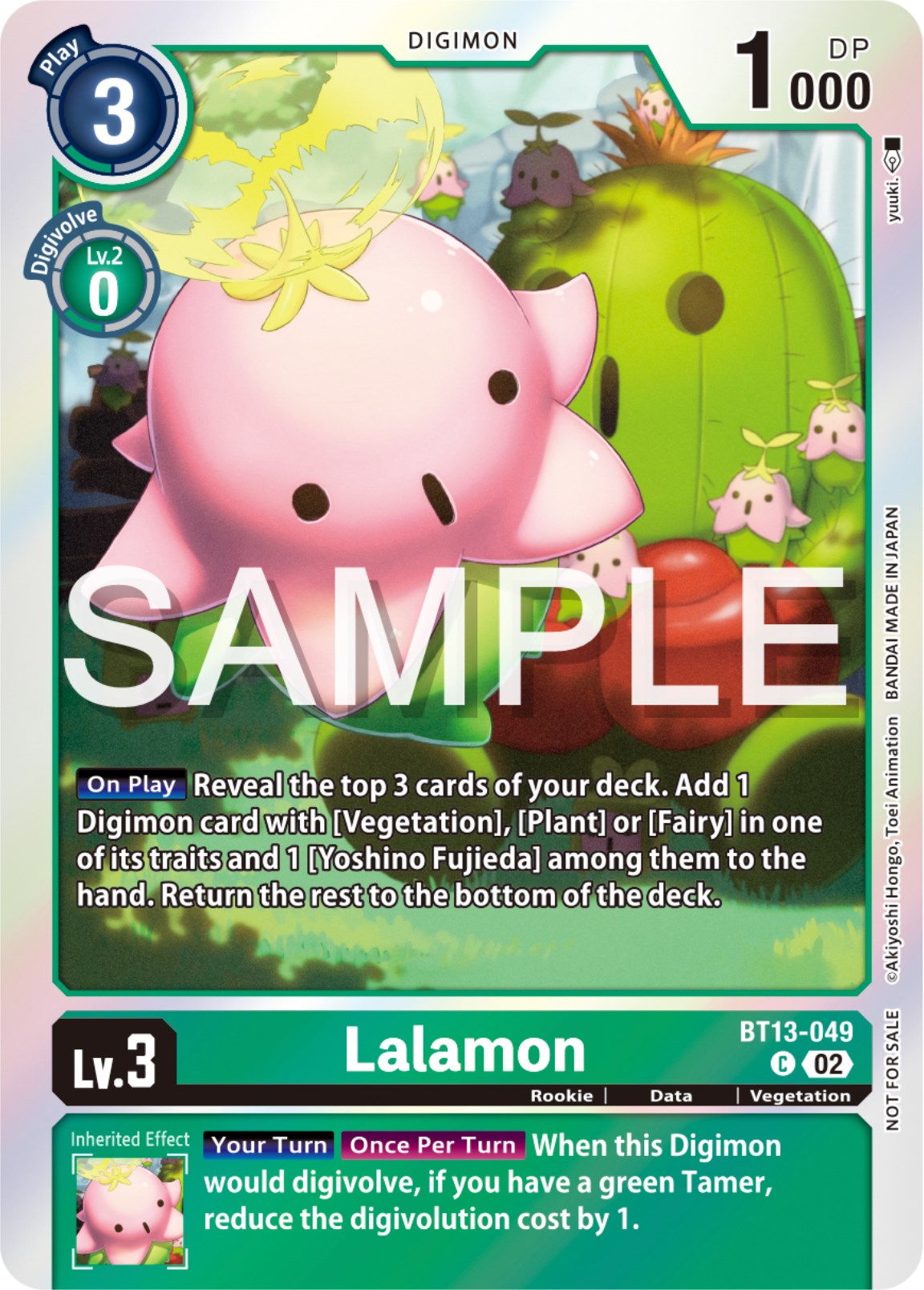 Lalamon [BT13-049] (Event Pack 6) [Versus Royal Knights Promos] | Amazing Games TCG