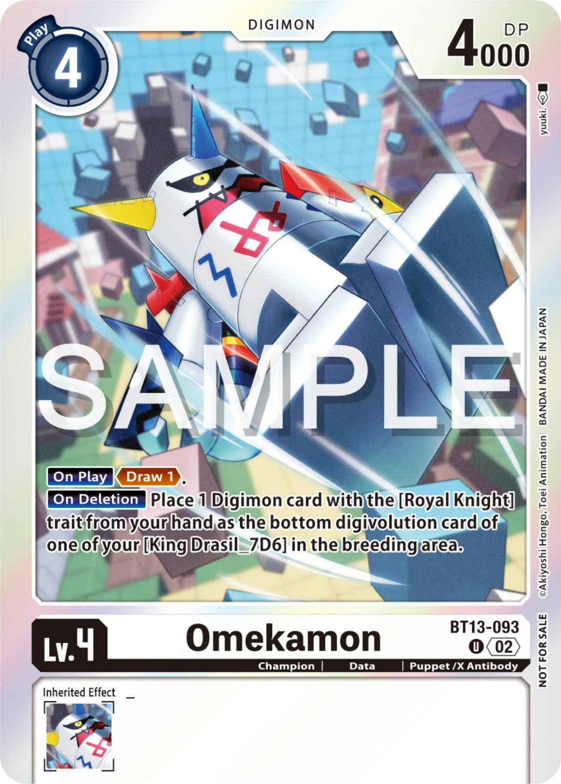 Omekamon [BT13-093] (Event Pack 6) [Versus Royal Knights Promos] | Amazing Games TCG