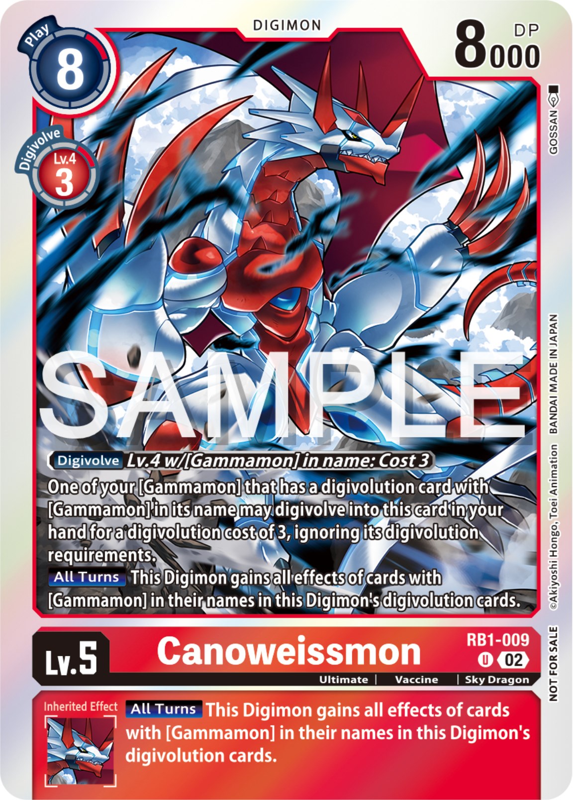 Canoweissmon [RB1-009] (Event Pack 6) [Resurgence Booster] | Amazing Games TCG