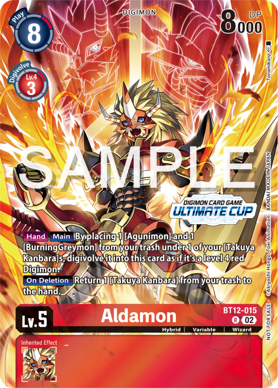 Aldamon [BT12-015] (Ultimate Cup 2024) [Across Time Promos] | Amazing Games TCG