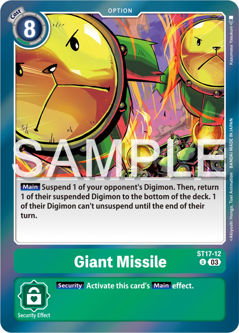 Giant Missile [ST17-12] [Starter Deck: Double Typhoon Advanced Deck Set] | Amazing Games TCG