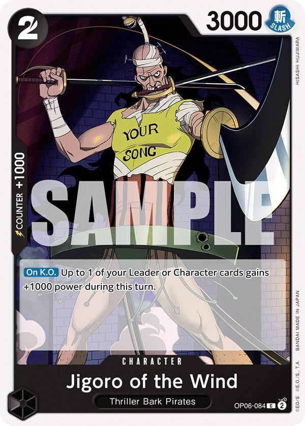 Jigoro of the Wind [Wings of the Captain] | Amazing Games TCG