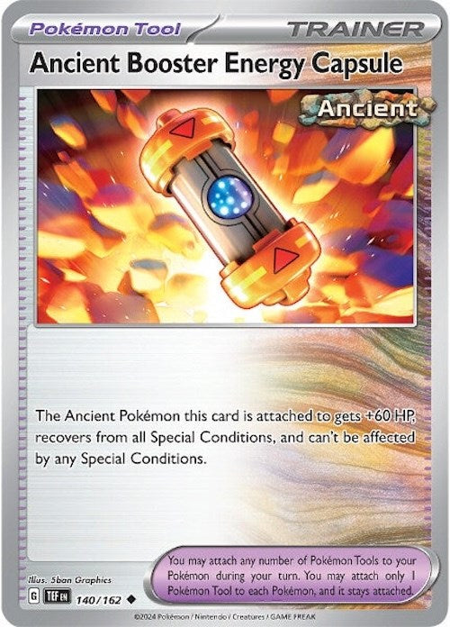 Ancient Booster Energy Capsule (140/162) [Scarlet & Violet: Temporal Forces] | Amazing Games TCG