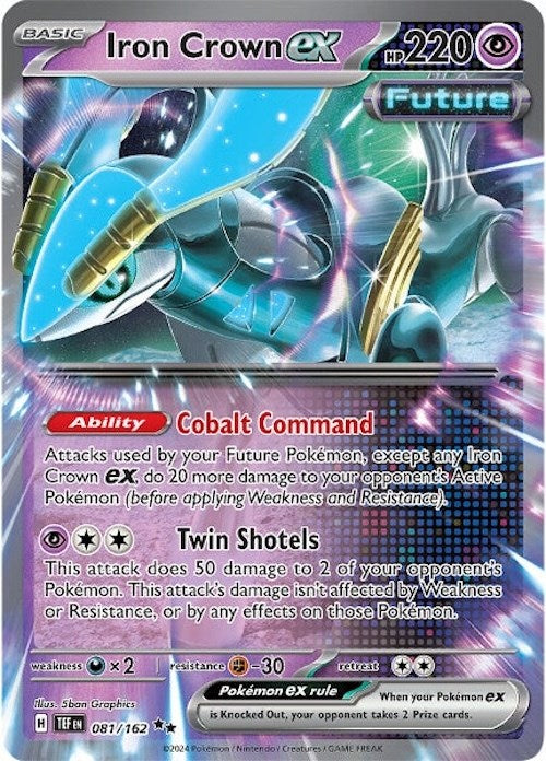 Iron Crown ex (081/162) [Scarlet & Violet: Temporal Forces] | Amazing Games TCG