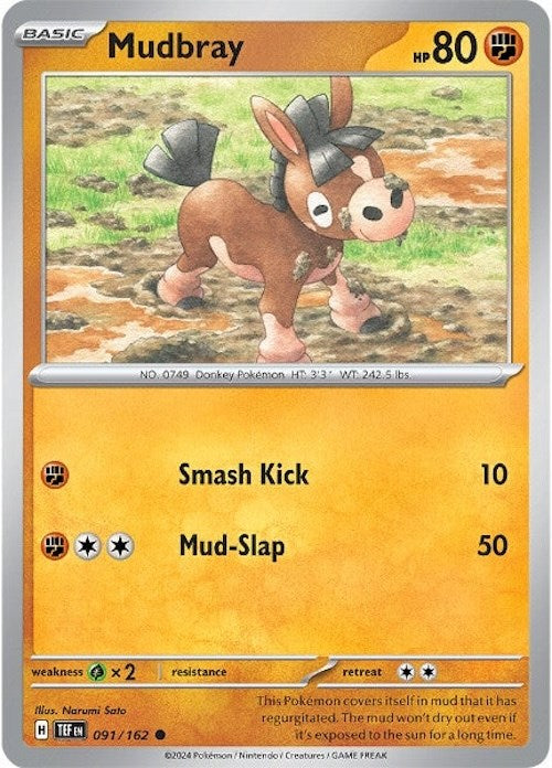 Mudbray (091/162) [Scarlet & Violet: Temporal Forces] | Amazing Games TCG