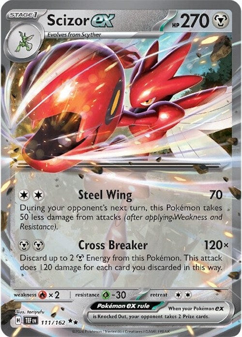 Scizor ex (111/162) [Scarlet & Violet: Temporal Forces] | Amazing Games TCG