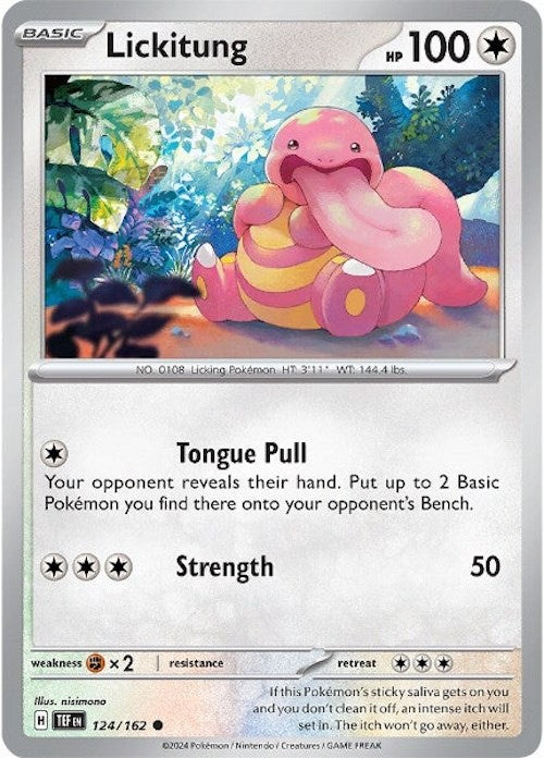 Lickitung (124/162) [Scarlet & Violet: Temporal Forces] | Amazing Games TCG