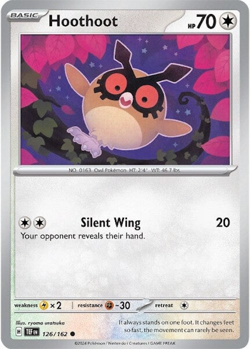 Hoothoot (126/162) [Scarlet & Violet: Temporal Forces] | Amazing Games TCG