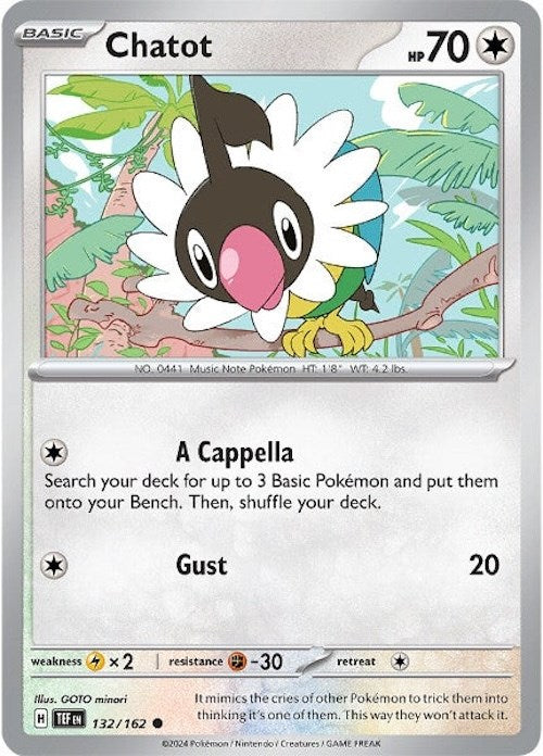 Chatot (132/162) [Scarlet & Violet: Temporal Forces] | Amazing Games TCG