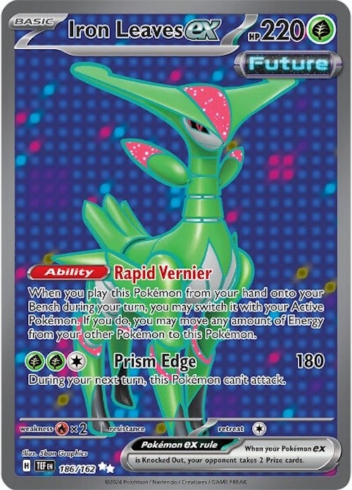 Iron Leaves ex (186/162) [Scarlet & Violet: Temporal Forces] | Amazing Games TCG
